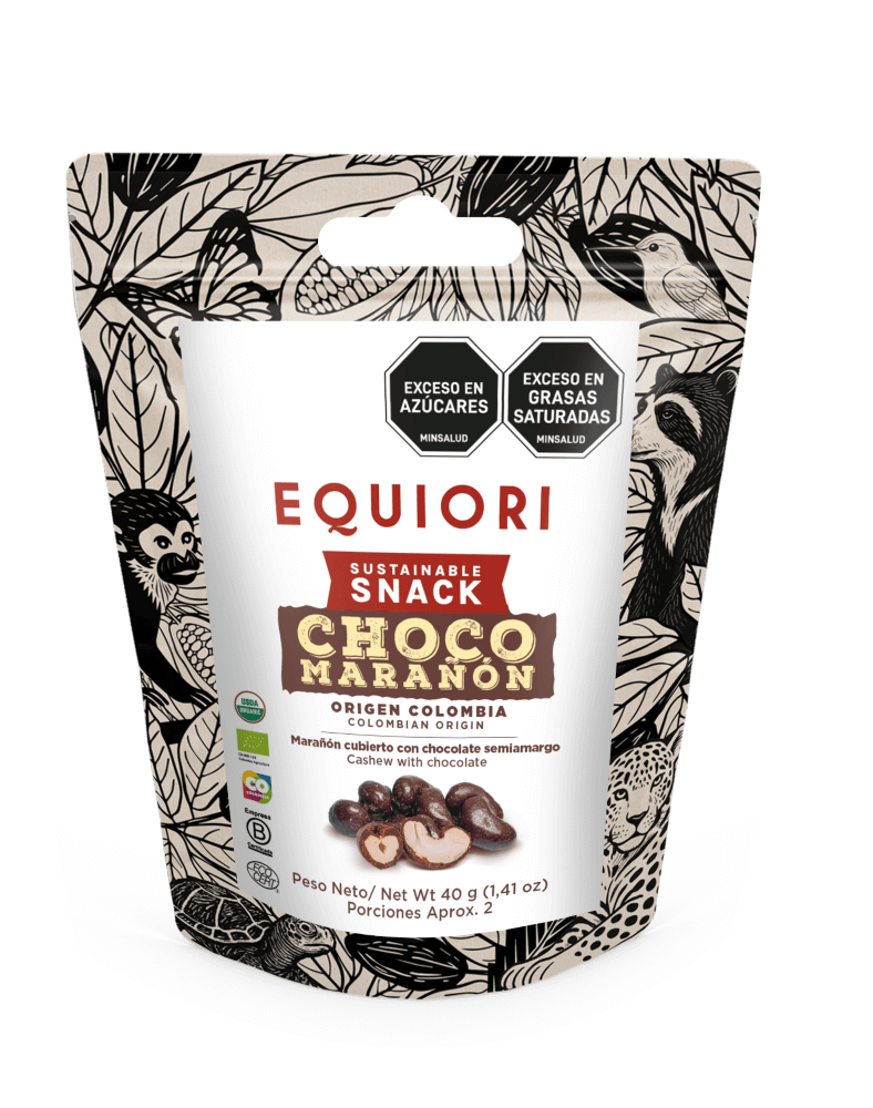 Marañon Recubierto con Chocolate al 65% x 40 g